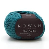 Fio Rowan Alpaca Soft DK 50g - Lã Merino e Alpaca 217 naples blue