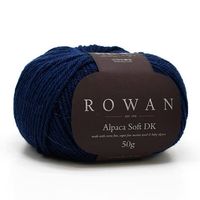 Fio Rowan Alpaca Soft DK 50g - Lã Merino e Alpaca 212 marine blue