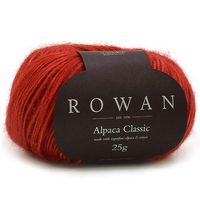 Fio Rowan Alpaca Classic 25g - Alpaca e Algodão 120 vermilion
