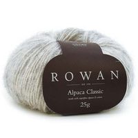 Fio Rowan Alpaca Classic 25g - Alpaca e Algodão 101 feather grey melange