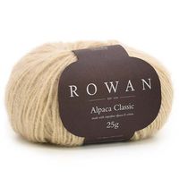 Fio Rowan Alpaca Classic 25g - Alpaca e Algodão 127 champagne