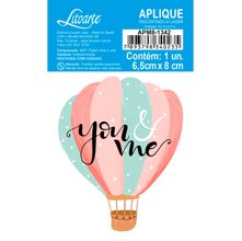 Aplique de MDF e Papel - Coleção My Sunshine - Balões You and Me - APM8-1342