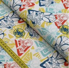 Tecido Estampado para Patchwork - Marvel Homem Aranha : Spidey and Ghost (0,50x1,40)
