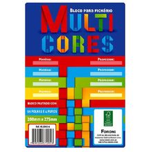 Folha para Fichário Multicores Foroni - 96 Folhas