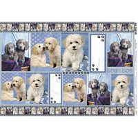 Papel Decoupage Litoarte PD - 50 x 34,3cm Pd161 - dogs