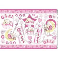 Papel Decoupage Litoarte PD - 50 x 34,3cm Pd184 - baby girl