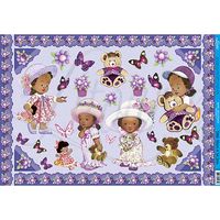 Papel Decoupage Litoarte PD - 50 x 34,3cm Pd359 - meninas i