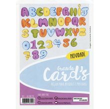 Régua Grande Cards Apliques e Pinturas - Alfabeto