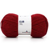 Lã Club Pingouin 100g - Saldão 0315 vermelho