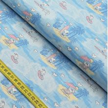 Tecido Estampado para Patchwork - Snoopy : Surf (0,50x1,40)