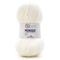 Fio Munique Pingouin 100g - Com Acrílico Antibacteriano 0002 branco