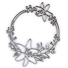 Aplique Chipboard Guirlanda de Flores CH-276 - Arte Fácil