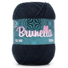 Linha Brunella 500 Metros Preta - 100% Algodão