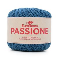 Linha Passione Euroroma 150g - 400 Metros 902 azul petróleo