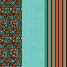 Tecido Estampado para Patchwork - Trio Idian (0,50x1,40)