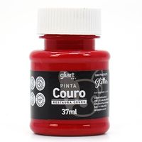 Tinta Pinta Couro 37ml - Gliart Vermelho