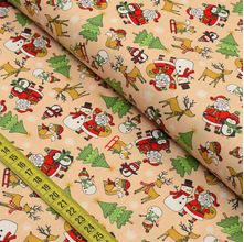 Tecido Estampado para Patchwork - Natal : Allover Jingle Bells 2516 (0,50x1,50)