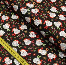 Tecido Estampado para Patchwork - Natal : Allover Papai Noel 2517 (0,50x1,50)