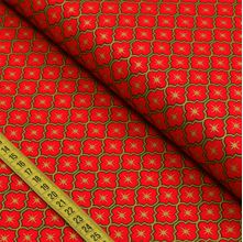 Tecido Estampado para Patchwork - Natal : Arabesco Ouro 2522 (0,50x1,50)