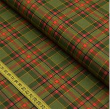 Tecido Estampado para Patchwork - Natal : Xadrez Big Jingle Bells 2534 (0,50x1,50)