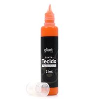 Tinta Pinta Tecido 31ml - Gliart Laranja