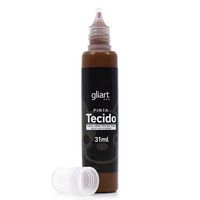 Tinta Pinta Tecido 31ml - Gliart Marrom