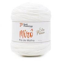 Fio de Malha Premium Mirô Piratininga - 140 Metros Branco