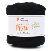 Fio de Malha Premium Mirô Piratininga - 140 Metros Preto