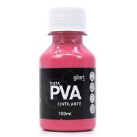 Tinta PVA Cintilante 100ml - Gliart 058 - pink