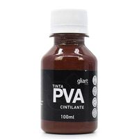 Tinta PVA Cintilante 100ml - Gliart 076 - tabaco