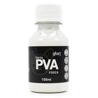 Tinta PVA Fosca 100ml - Gliart 008 - branco