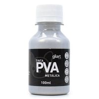 Tinta PVA Metálica 100ml - Gliart Prata