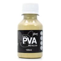 Tinta PVA Metálica 100ml - Gliart 147 gold champagne