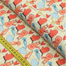 Tecido Estampado para Patchwork - Bakery 05 (0,50x1,40)