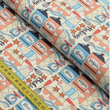 Tecido Estampado para Patchwork - Bakery 07 (0,50x1,40)
