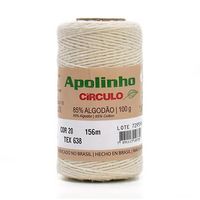 Barbante Apolinho nº 4 100g 20 natural