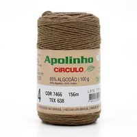 Barbante Apolinho nº 4 100g 7466 castanha