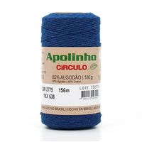 Barbante Apolinho nº 4 100g 2775 azul bic