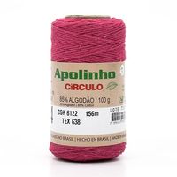 Barbante Apolinho nº 4 100g 6122 pink