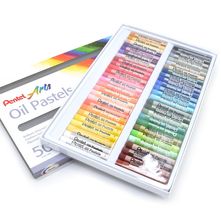 Giz Pastel Oleoso para Desenhar Pentel - 50 Cores