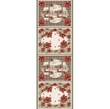 Tecido Estampado Para Patchwork - Natal : Jogo Americano (0,50x1,40)