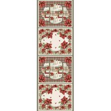 Tecido Estampado Para Patchwork - Natal : Jogo Americano (0,50x1,40)