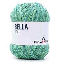 Linha Bella Cores Pingouin 150g 9136 verdejante mix