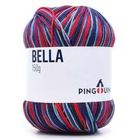 Linha Bella Cores Pingouin 150g 9132 pixel mix