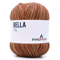 Linha Bella Cores Pingouin 150g 9135 brownie mix