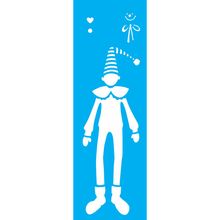 Stencil Opa 10 x 30 cm - Infantil Palhaço - 2230