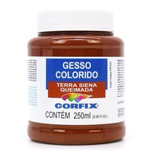 Gesso Colorido 250ml Corfix - Terra Siena Queimada