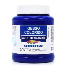 Gesso Colorido 250ml Corfix - Azul Ultramar