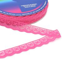 Renda de Nylon Najar 21mm - 50 Metros 66 pink