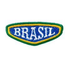 Aplicação Termocolante Tag Brasil 6,6 x 2,9cm - 6 unidades